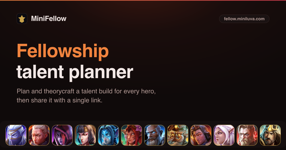 Fellowship Rime Build Fellowship Talent Calculator & Build Planner | MiniFellow
